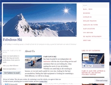Tablet Screenshot of fabulousskischool.com